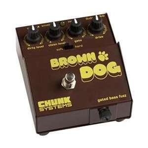  Chunk Systems Brown Dog Gated Bass Fuzz Pedal (Standard 