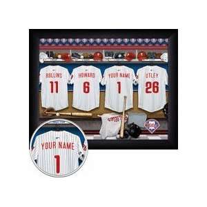  Philadelphia Phillies MLB Customized Locker Room 11 x 