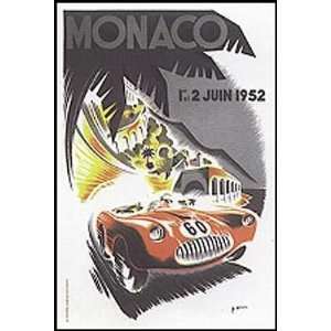  Monaco Grand Prix 1952 Poster Print