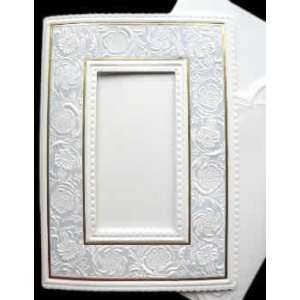  Embossed Frame Card   Blue Lace   Rectangular Opening 