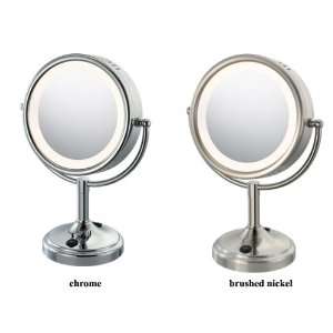   Control Double Sided Lighted Make Up Mirror   5X Magnification Beauty