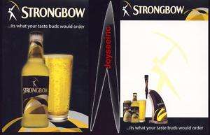 STRONGBOW CIDER Cerveza Bier Biere Beer Birra Pivo Piwo BAR & TABLE 