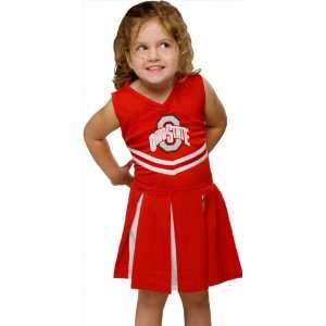    Ohio State Buckeyes Youth Red Cheer Dress