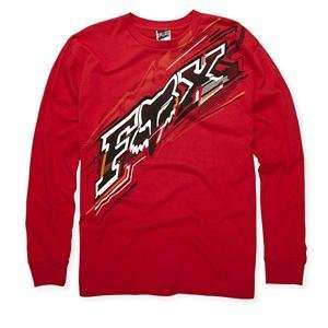  Fox Racing Flash Long Sleeve T Shirt   X Large/Red 