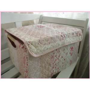  Shabby and vintage Style Pink Quilted stocking/organizer 