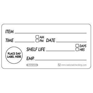  Shelf Life Label   2X4   Removable (Rsl24) 500/Roll 