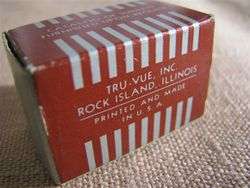 Collection of 36 1930s   40s Tru Vue Filmstrips/Rock Island, IL 