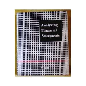  Analyzing financial statements (9780899823522) Books
