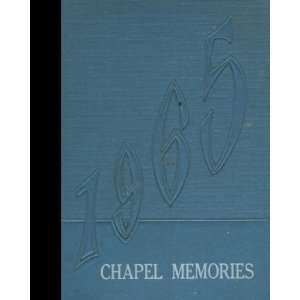  (Black & White Reprint) 1965 Yearbook Grays Chapel High 