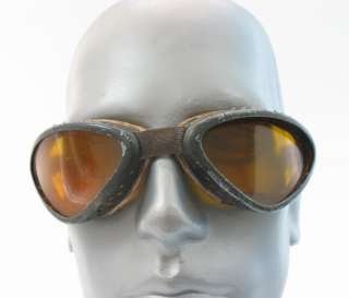 WWII WW2 AVIATOR PILOT? SPECTACLES GOGGLES LOOOK *  