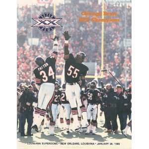  1985 Chicago Bears vs New England Patriots S.B. XX Media 