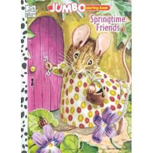  Jumbo Coloring Book Springtime Friends (9781403706416 