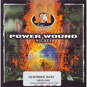  S I T Strings Electric Bass Power Wound Nickel 12 String 