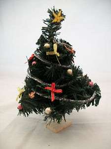 Christmas Tree w/ ornaments miniature dollhouse G8182  