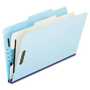 Legal, 4 Section, Blue, 10/Box   Sold As 1 Box   Keep related records 