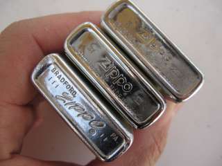 9pc Dealer Lot Vintage Zippo Lighters   Various **  