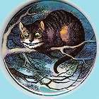 cheshire cat 1 pin button badge magnet alice wonderland lewis carroll 