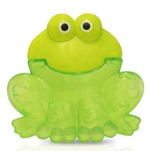   Bebe Dubon Fun Animal Soft and Hard Water Filled Teether, Frog Baby
