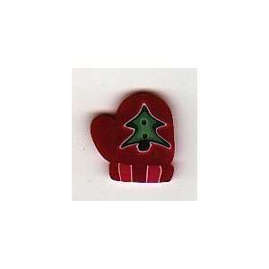  Small Red Mitten With Tree
