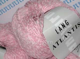 Lang Atlantis blend cotton Knitting Yarn Pink  