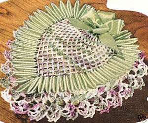 Vintage Crochet Pineapple Heart Pin Cushion Pattern  