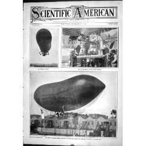  1903 Scientific American Dr. August Greth Airship San 