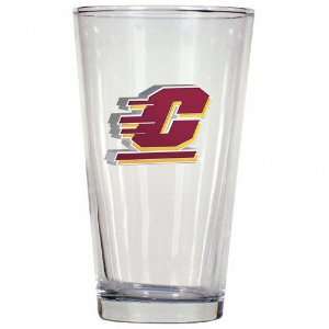  Central Michigan Chippewas 3D Logo Pint Glass Sports 