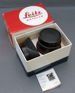LEICA Leitz ELMARIT R 12.8/28 Lens with Shade, UV Filter Bundle 