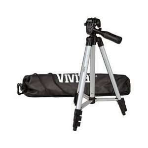  Vivitar Aluminum Camera Tripod W/ Bubble Level & Carrying 
