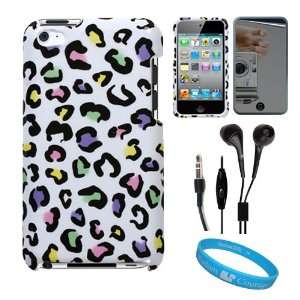 Dog Paw Design Protective Hard Shell Crystal Cover Case for Apple iPod 