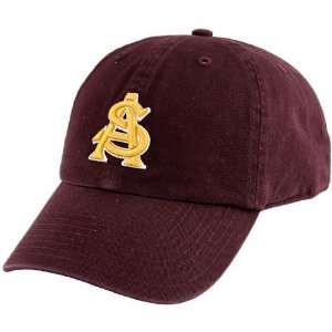 Twins Enterprise Arizona State Sun Devils Maroon Franchise Fitted Hat 