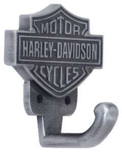 Ace Harley Davidson 2pk Pewter Cast Bar & Shield Hook  