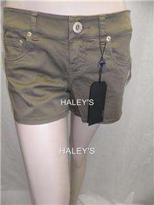 New Guess Los Angeles Green Military Dark Green Shorts Size 27,29 