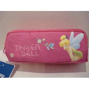   Hot Pink Tinkerbell Double Zipper Pencil Pouch Case 