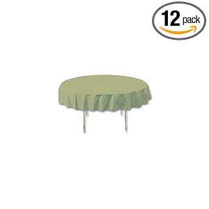  Sage Green Round Plastic Tablecovers Health & Personal 