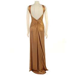 Adrianna Papell Womens Single shoulder Jersey Gown  