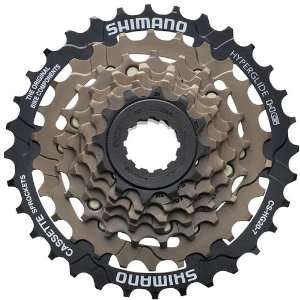  Shimano CS HG20 Cassette, 12 32t, 7 Speed, Brown Sports 