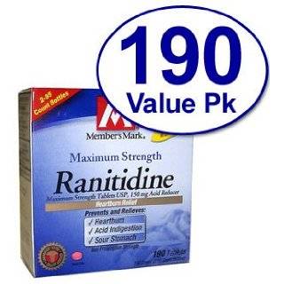 Members Mark   Ranitidine , Acid Reducer 150 mg 190 Tablet count 