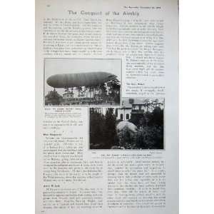  1908 Parseval Airship Crash Berlin French Soldiers Malo 