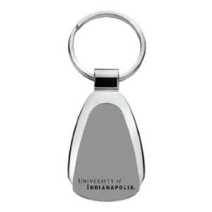   University of Indianapolis   Teardrop Keychain   Silver Sports