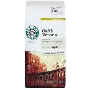 Starbucks Caffe Verona Whole Bean Coffee, 12 oz Bags 3 ct (Quantity of 