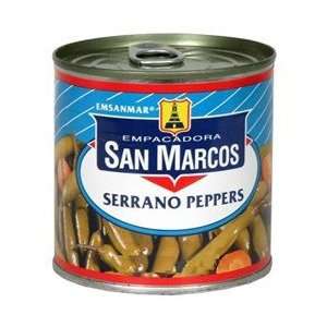 San Marcos Serrano Peppers 26 oz  Grocery & Gourmet Food