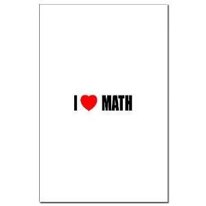  I Love Math Math Mini Poster Print by  Patio 