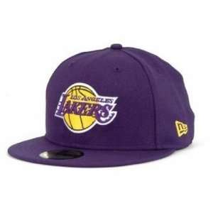 Mens Los Angeles Lakers Basic Purple 59FIFTY Fitted Cap 