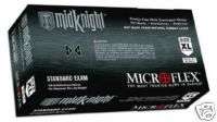 Microflex Midknight Nitrile Black Gloves MK 296 XXL  