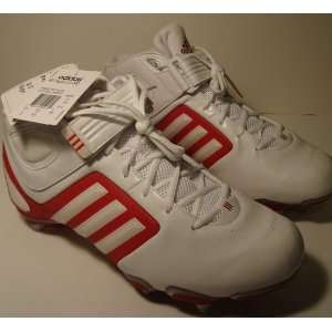 Adidas Ast Paydirt 2d Pro Shoe Red/white Sz 15  Sports 
