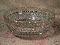 Cut Glass Bowl 8 Antique Vintage Libby Signed Libbey  
