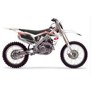 2012 ONE INDUSTRIES TRACE GRAPHICS & SEAT COVER KIT   WHITE   HONDA 