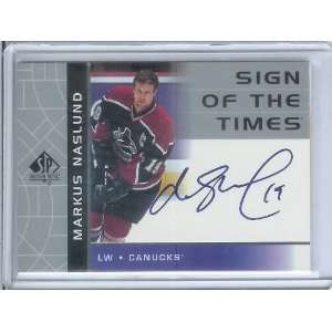  04 05 2004 05 SP Authentic Markus Naslund Buyback 01 02 