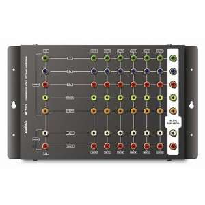   In 6 Out Component Video & Audio Distribution Amplifier Electronics